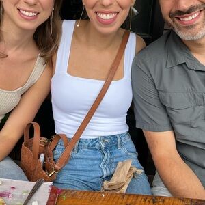 Abercrombie & Fitch White Double-Layered Seamless Squareneck Bodysuit (XS)